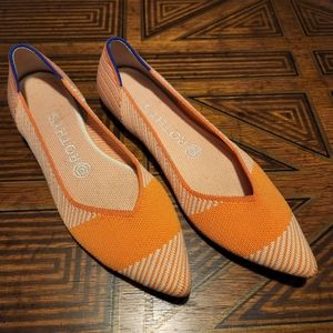 Rothy's the Points, size 8.5, retired rare sherbet, excellent condition